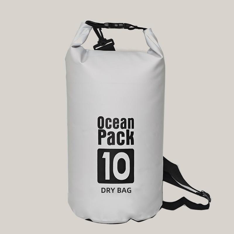 Large Capacity Waterproof PVC Backpack for Outdoor Diving, Mountaineering, and Beach Activities