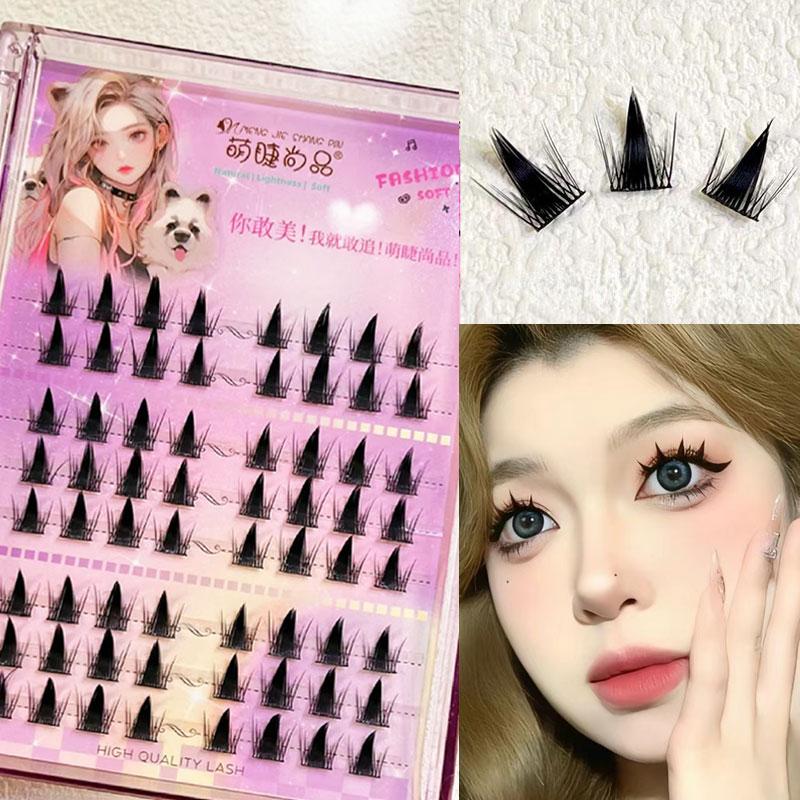 

Толстые накладные ресницы «сделай сам», манга, отдельные ресницы, ленивые трилогии, кластеры ресниц, накладные ресницы, аниме ресницы