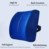Car Lumbar Support Cushion Memory Foam Waist Pillow Auto Seat Back Cushion for Car Chair Home Office