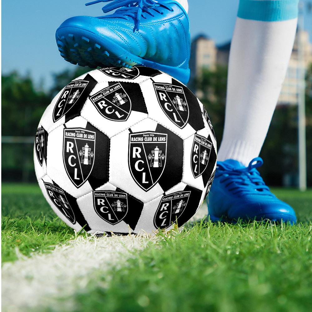 Lens FC Size 5 Standard Football Durable Training Match Soccer Ball for Adult Outdoor Sports