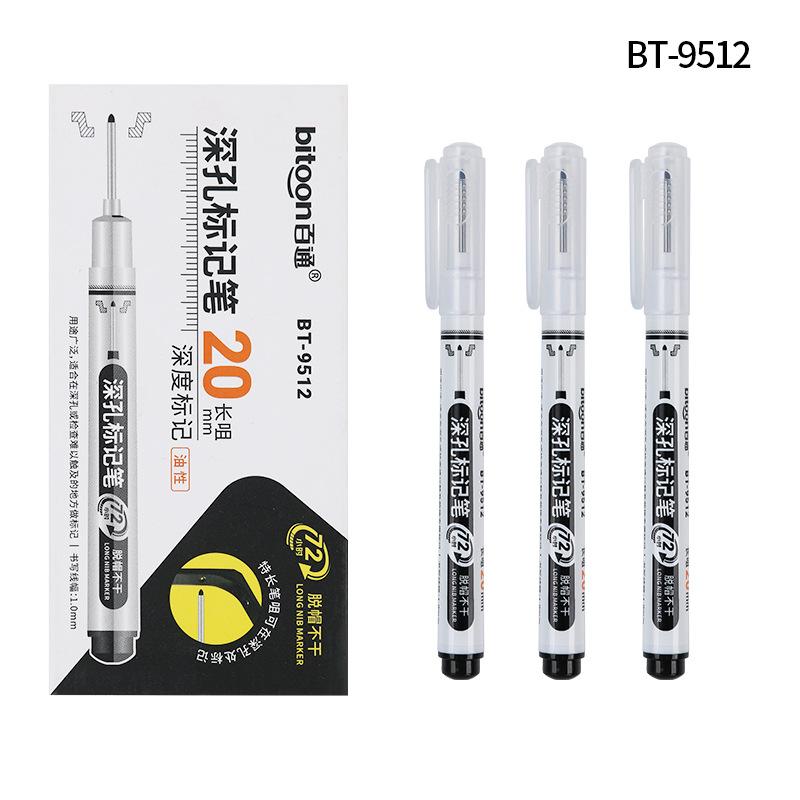 Long Head Pen For Bathroom, Woodworking, Tile, Special Use, Long Mouth, Deep Hole  Pen, Quick-drying Oil Pen 2ml