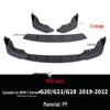 Compatible with 2019-2022 BMW 3 Series G20 Front Bumper Three-Piece Lower Lip Surround