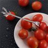 A84X-Dessert Spoon Fork Set,20 Pcs 4.7 Inch Cake Fork,Coffee Spoon,Creative Silver Leaf Fruit Fork,(20 Spoon + 20 Fork)