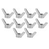 10pcs Hardware Fittings Wing Nuts Premium Thumb Nut Hardware Metric Thread Nuts  For Install