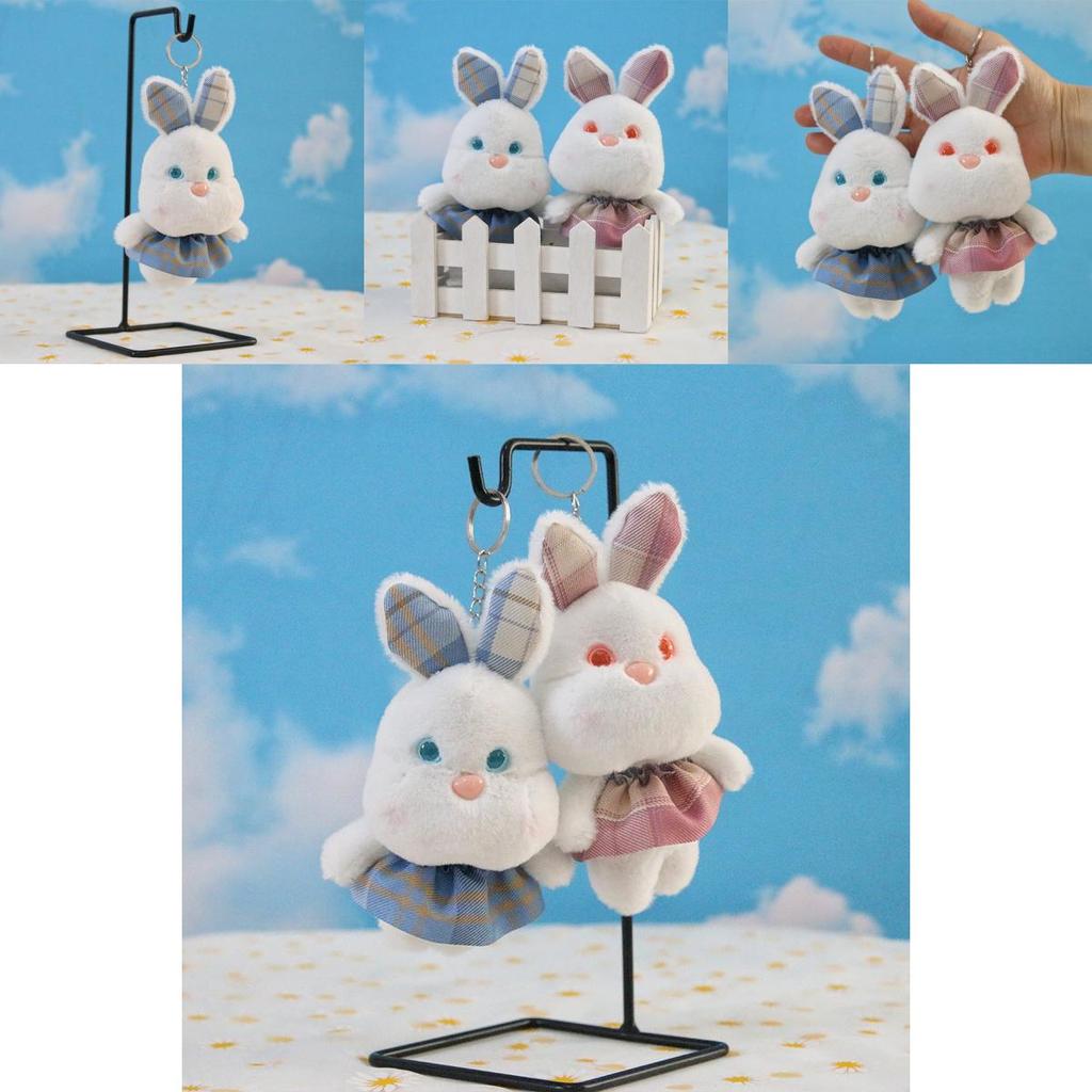 Plush Bunny Keychain With Short Plush Material For Kids And Collectors