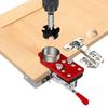 Practical Design Hinge Drilling Jig Boring Hinge Hole Opener Template  Woodworking Projects