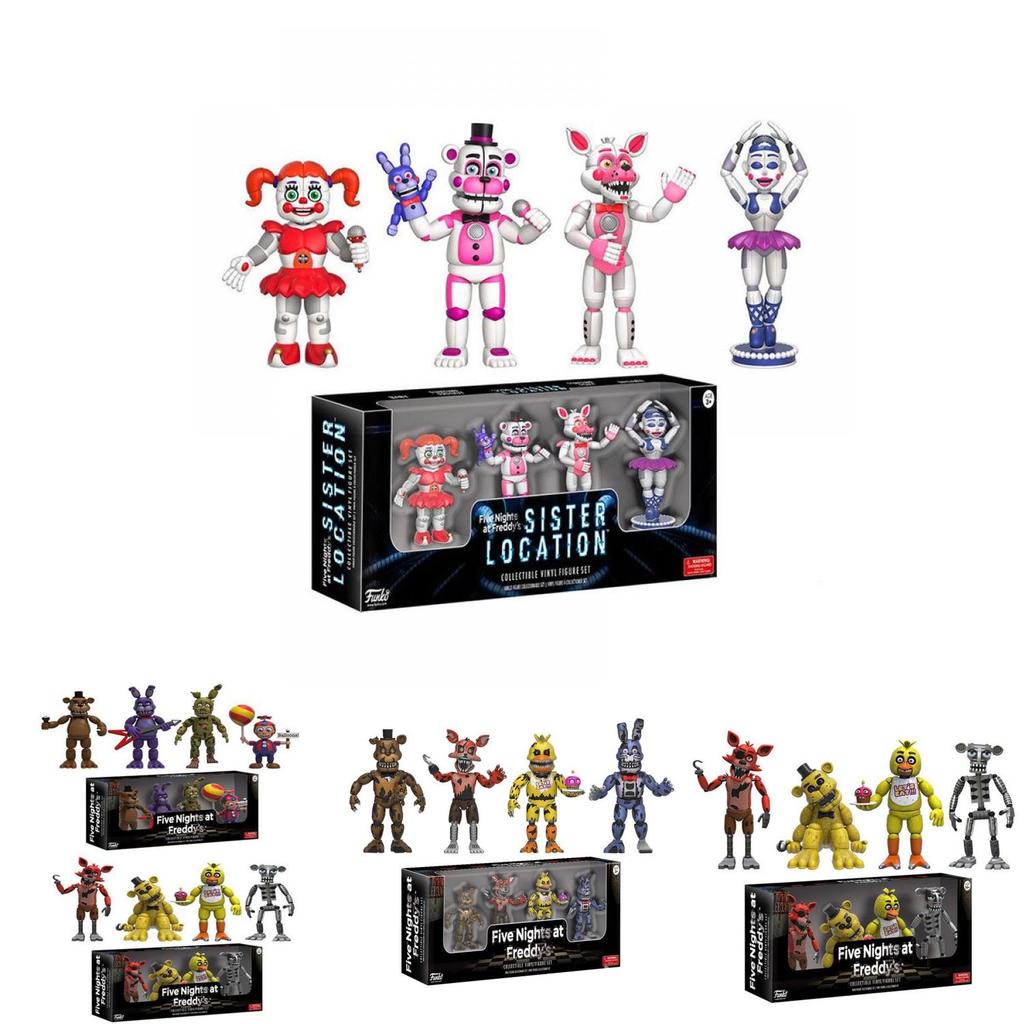 Funko X PVC Material Goldener Bär Ballonjunge und Weißfuchs Set