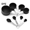 8Pcs/Set Handle Measuring Spoons Baking Cooking Scale Scoop