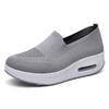 Large size women's shoes spring and summer fly-woven mesh breathable platform casual shoes one pedal mother shoes hot