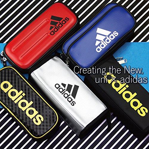 Mitsubishi Pencil Adidas Federmäppchen AI04 Silber Gold Emaille Doppel pocket PT1500AI04S24