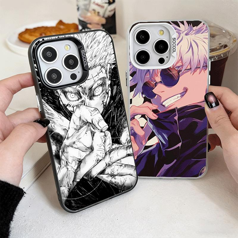 Anime Gojo Satoru JUJUSU Soft Phone Case for iPhone 15 16 17 Pro Max 17Air 16E 14 Plus 13 12 Mini Shockproof Cover Back Shell