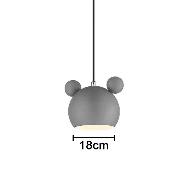 Nordischer Kronleuchter Einzelkopf Esszimmer Kronleuchter Esszimmer Bartisch Macaron Kinderzimmerlampe Micky Essen Kronleuchter