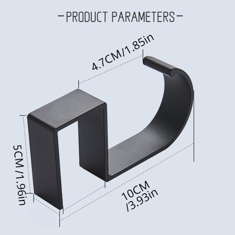 

Портативный подвесной крючок для сумки, студенческий стол, боковая подвесная сумка, съемные держатели для мобильных сумок, многофункциональный настольный крючок чёрный