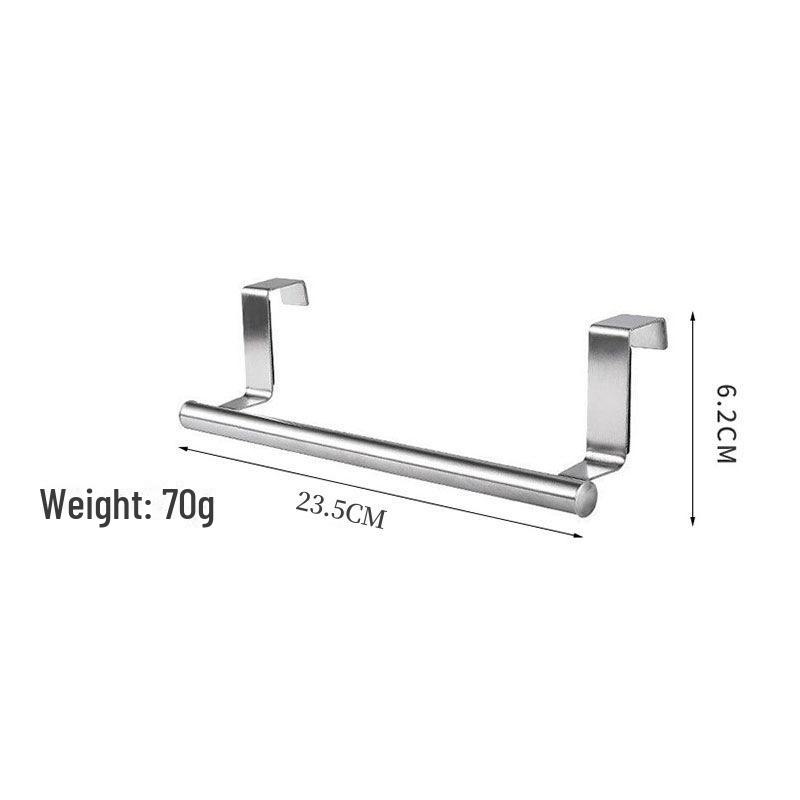 

Многоцелевой держатель для полотенец из нержавеющей стали для кухонных и ванных шкафов 23.5CM