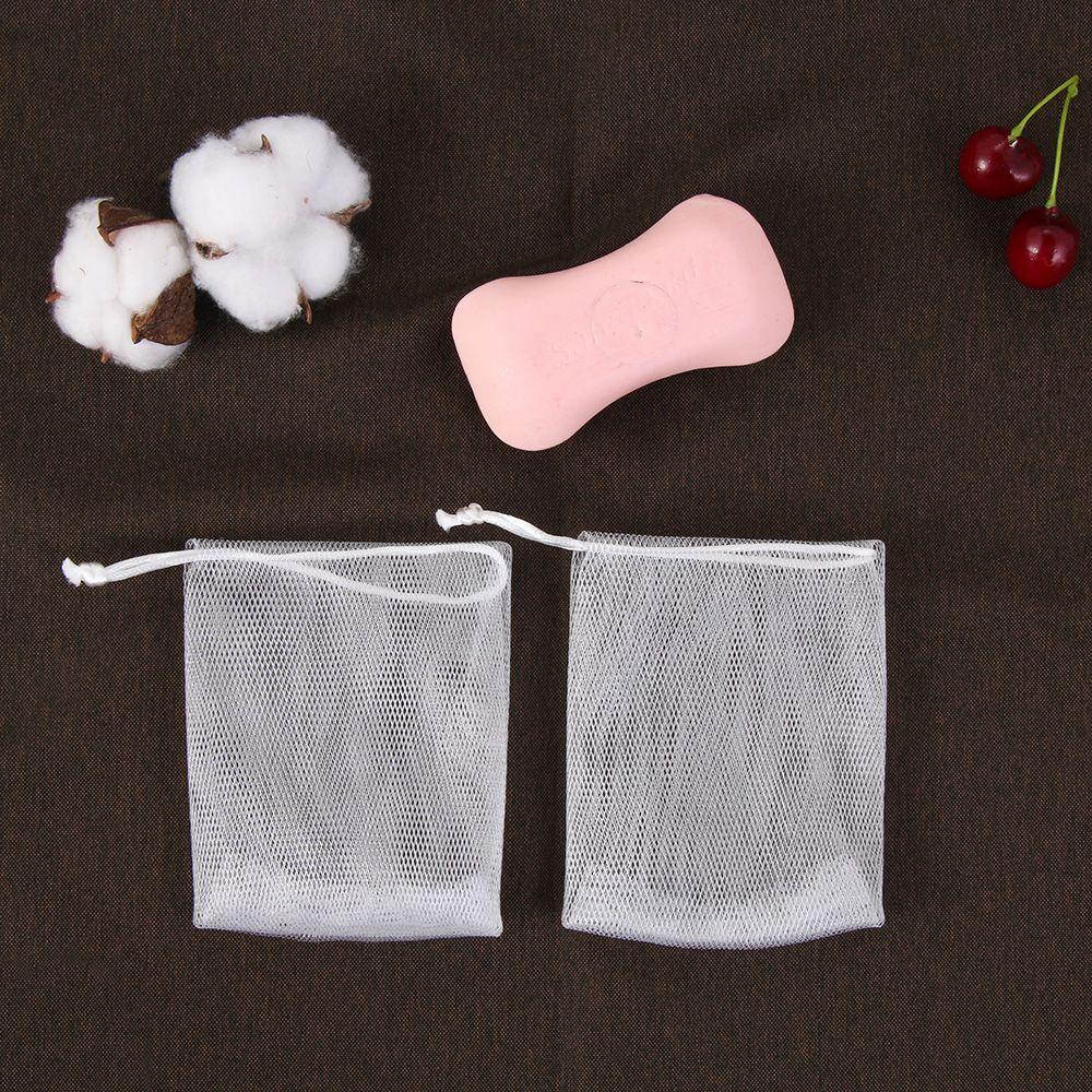 5/10pcs Practical Clean Tool Sponge Pouch Bubble Mesh Bag Blister Mesh Foaming Net Soap Saver Bag