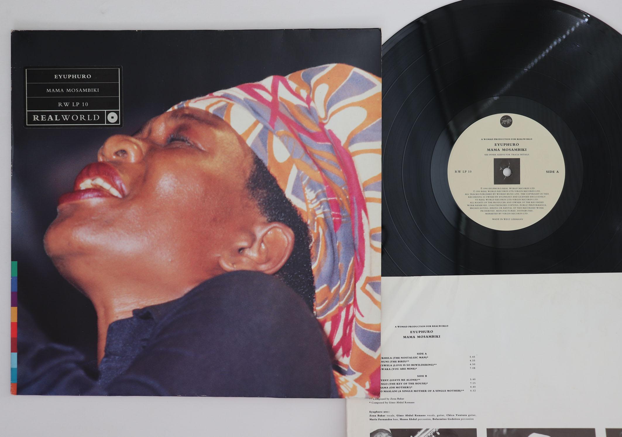 

LP Record EYUPHURO Mama Mosambiki RWLP10 REAL WORLD 1990 UK Europ World Music Used