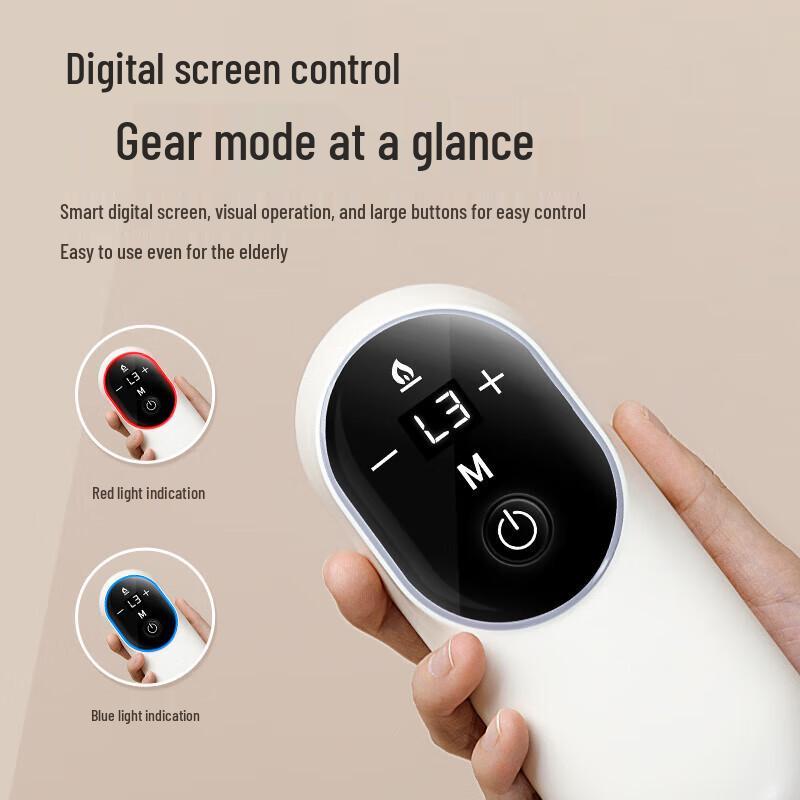 Electric Head Massager with Airbag & Heat Therapy