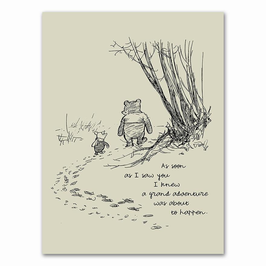 Bear cartoon simple family decorative painting  hight quality canvas painting Art Decor  No Frame