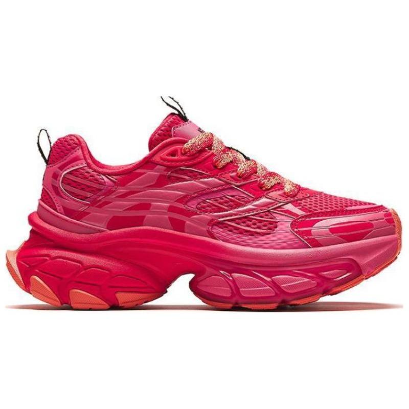 Anta Fuyao Women Low Top Dad Shoes Red Pink 122418897-3