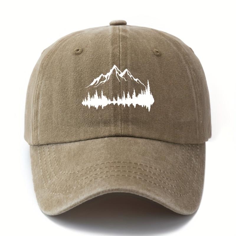 Unisex Forest Pattern Baseball Cap for Outdoor Exploration, Fishing, Hiking, Lightweight Sun Protection, Truck Driver's Cap