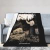 Burzum Flag Blanket Fleece Autumn/Winter   Multifunction Warm Throw Blanket for Sofa Car Bedding Throws