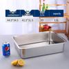 Stainless Steel Deep Square Food Serving Tray