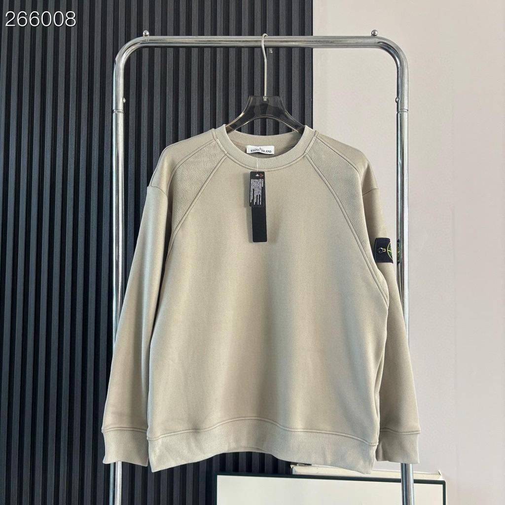 Hanorac Gros, Cald, cu Catifea, CrossStone Stone Island Plus - Design Trendy cu Gât Rotund