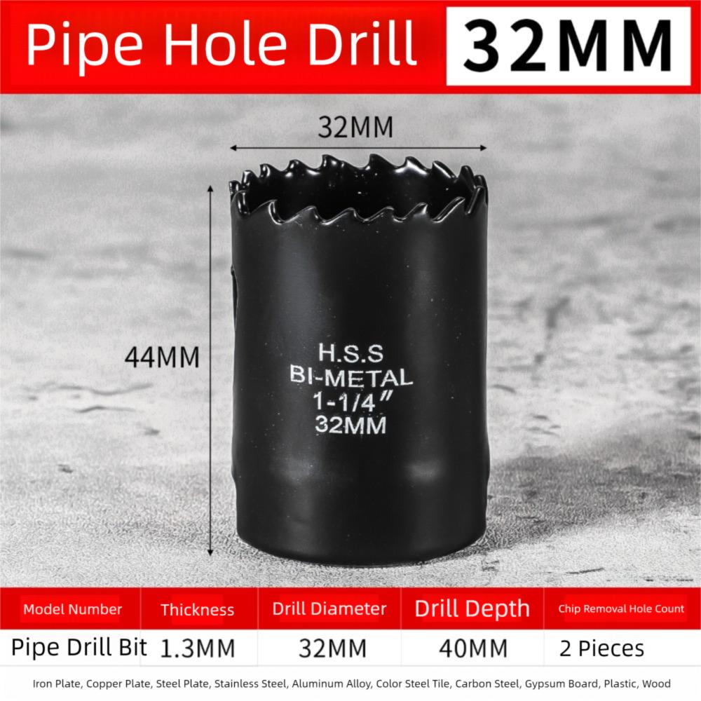 22-32mm Bi-Metal Hole Saws Bit with Water Pressure Without Stopping Water Pressure Hole Opener Pipe Hole Drill