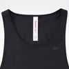 Reebok Fashion Sports Round Neck Casual Woven Vest Women Tops Black 23RCS410W001