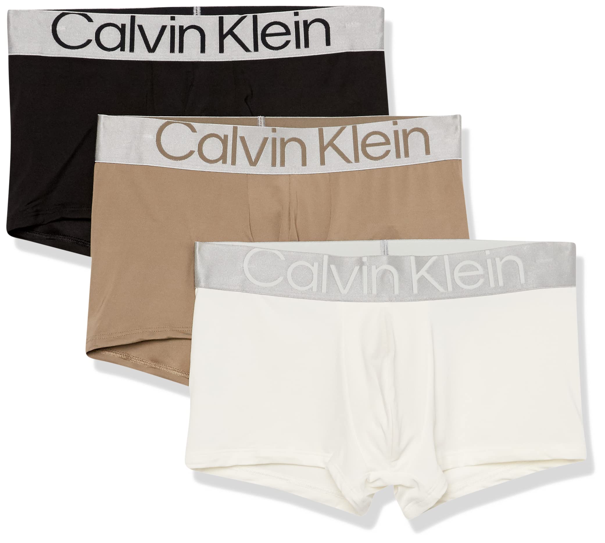 

Calvin Klein Boxer Long Size S Size Snow 3-Pack Briefs, Type, NB3074, (Japanese M), Cone/Natural Gray/Black