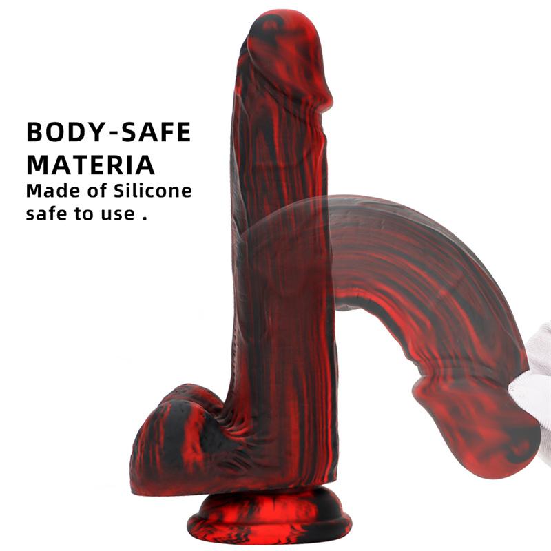 Woman's Liquid Silicone Soft Simulation Big Dildo Dildo Masturbation Device Backyard Anal Plug