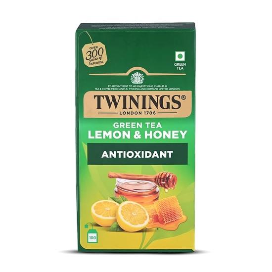 Twinings Green Tea Lemon & Honey, 25 Teabags, Green Tea, Sweet Honey & Tangy Lemon