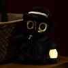 20cm Cartoon Creative  Crow Plush Doll Luminous Dark Crow Cartoon Character Doctor Plush Toy Home Decor Gift For Kids