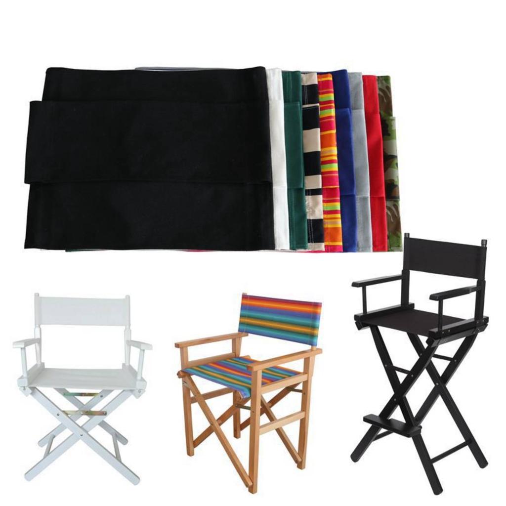 Fabric Backrest Seat Fabric for Folding Cross Chair / Stool / Seat Replacement Cover Canvas for Directors Chairs