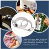 Hose Clamp Assortment 7 Sizes Adjustable Pipe Tube 304 Stainless Steel for Pipe Tube Fuel Line Plumbing