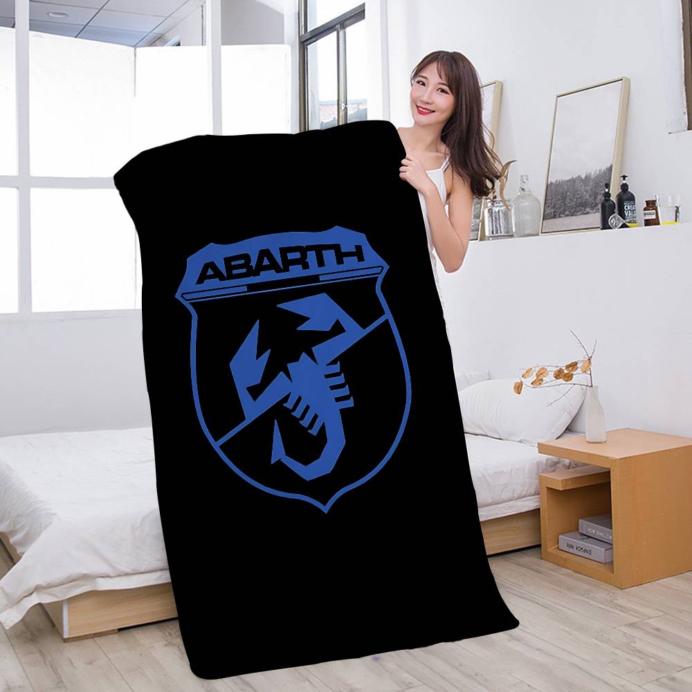 A-AbarthS-S LOGO Microfiber Beach Towel Absorbent Quick Dry Soft Yoga Swimming Resort Mountain Climbing Towel