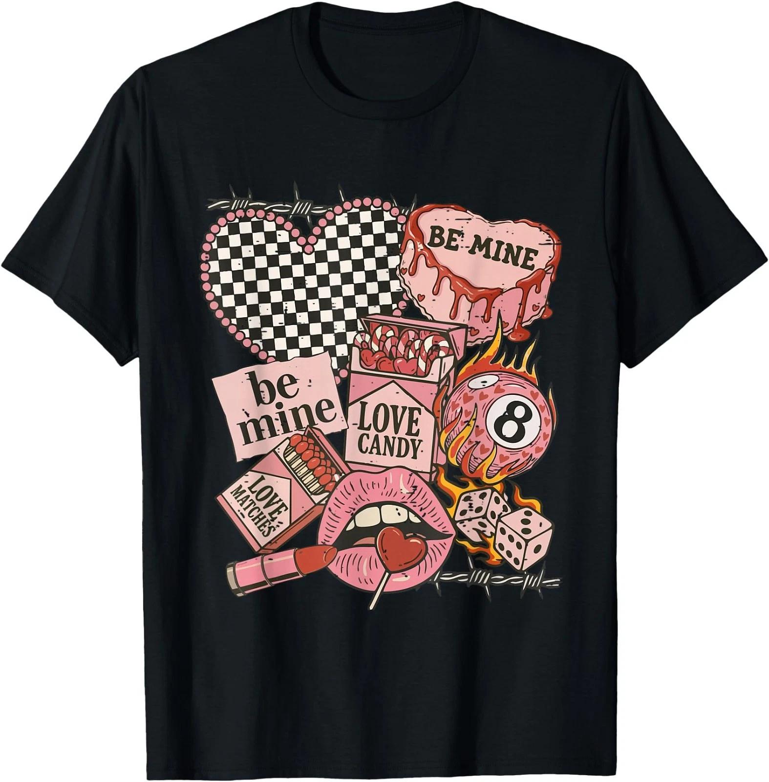 Vintage Western Valentine Collage Howdy Cowgirl XOXO Love T-Shirt 100