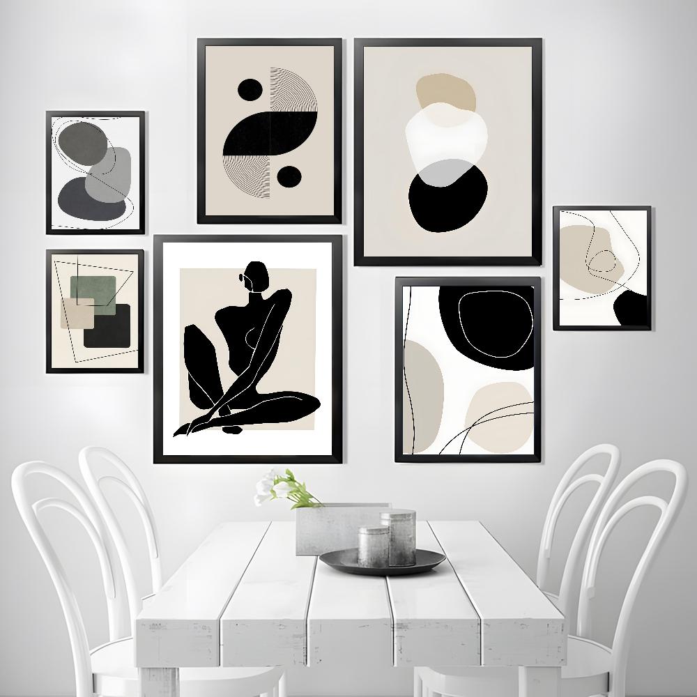 Abstract Bohemian Wall Art Poster High Quality Wall Art for Home Office Bedroom Living Room Hallway Bar Perfect Gift Idea