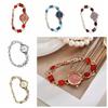 Elegant Women's Bracelet Watch Retro Quartz Wristwatch Vintage Rhinestone Quartz Watch  Female