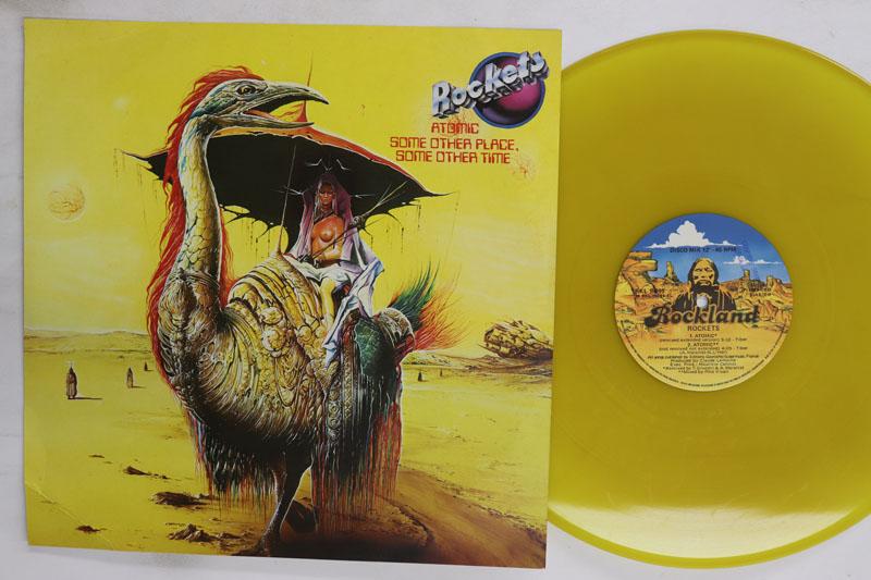 

12inch Record ROCKETS Some Other Place Some Other Time RKL15095 Rockland 1983 Italy Rock Used