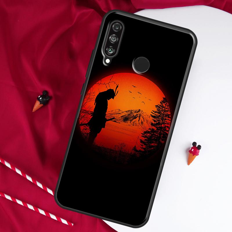 Japan The Samurai Ninja For Huawei Nova 9 SE 10 5T Y90 Y70 Y60 Y61 Y91 Y72 12i 12s 11i P60 Pro P20 P30 P40 Lite Case