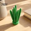 PLA Material Jewelry Organizer Cactus Stand, Creative Desk for Earrings Necklaces Keys, Exquisite Texture Model Cute Vanity Office Decor , Unique Gift
