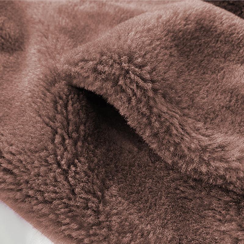 Chaqueta Mujer Terciopelo Engrosado Cuello Alto Sudadera Cálida Cárdigan Cremallera Top