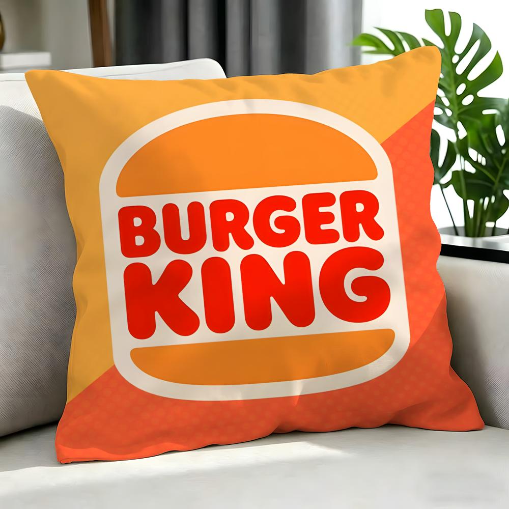 Brand Burger King Cushion Cover Cushion Cover Set 4Pcs 50X50 45X45 40X40 Pillowcase Decorative Sofa Home Decor