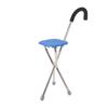 Tri-Fold Walking Cane Stool with Non-Slip Grip for Elderly & Disabled - Mountain Climbing Support