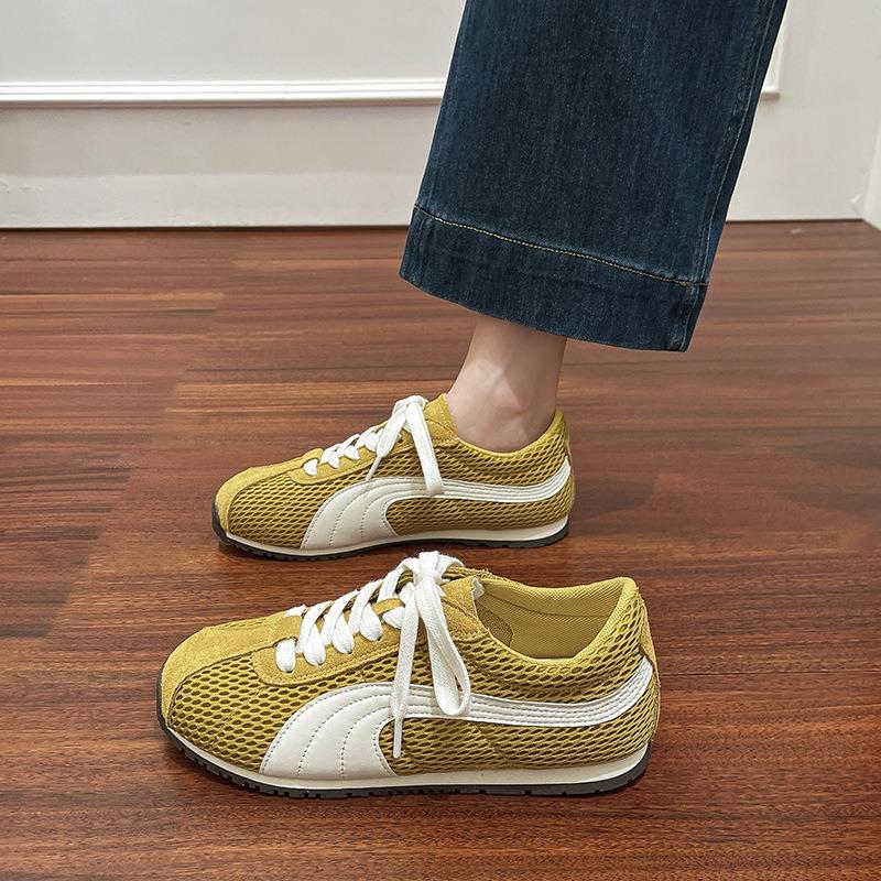 Women's shoes new summer mesh breathable thin sports shoes casual versatile white shoes