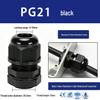 Nylon Waterproof Cable Connector Gland, M/PG Type, Flame Retardant, Sealed Threaded