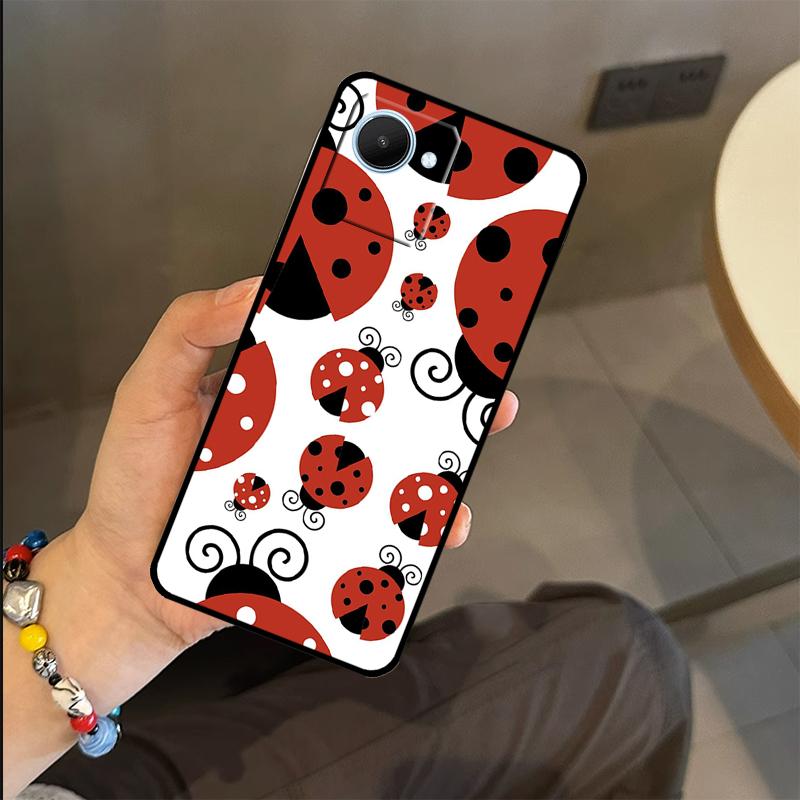

Ladybug Beetle Case For Realme C53 C55 C51 C25 C63 C61 C65 C67 C71 C75 GT6 GT7 Pro 11 12 13 14 15 Pro Plus Realme GT7 Pro