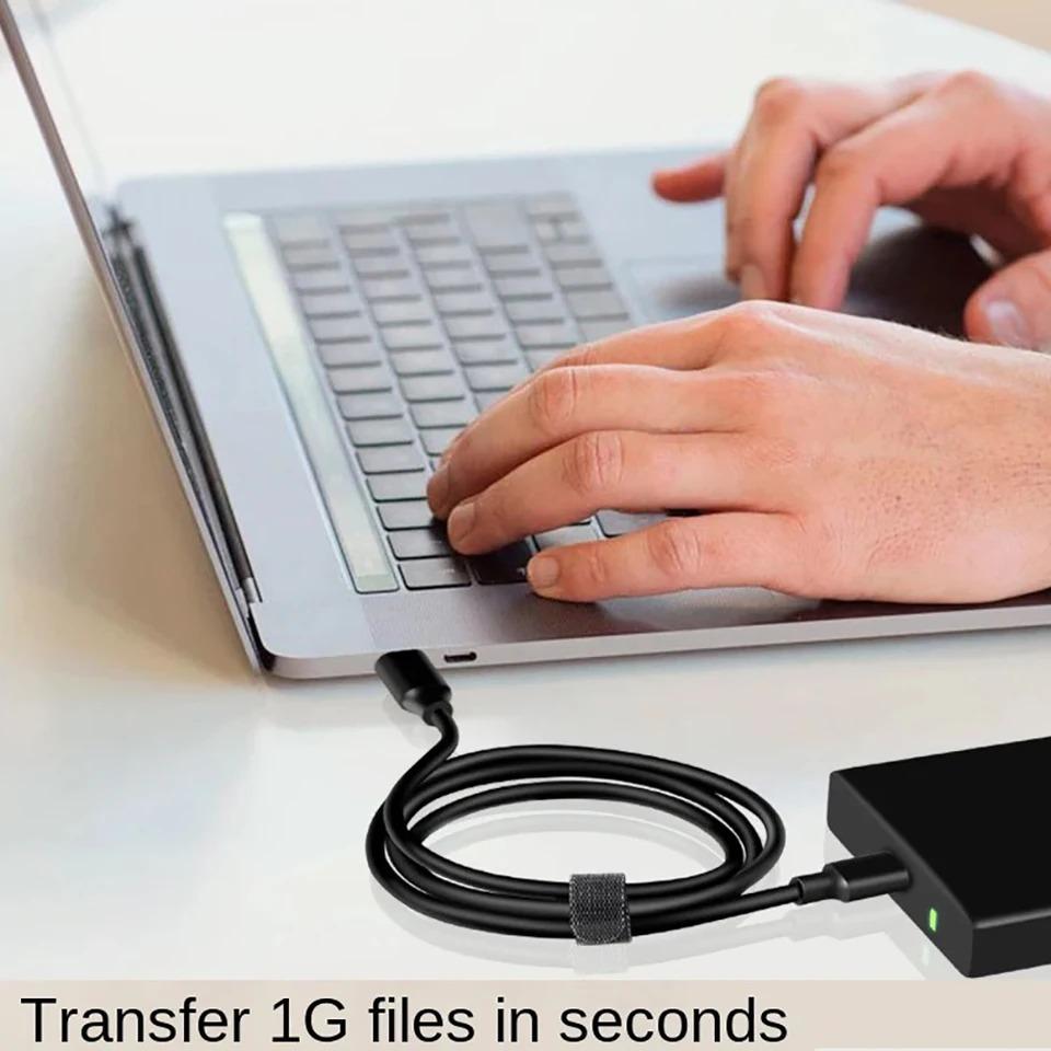 USB3.2 10Gbps Kabel typu C USB A na typ C 3.2 Přenos dat USB C SSD Kabel pro pevný disk PD 60W 3A Rychlé nabíjení 3.0 Nabíjecí kabel