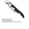 Bottle Opener Multi-Functional Non-slip Handle Labor-Saving Stainless Steel 2 in 1 Handheld Bottle Lid Remover Corkscrew Kitchen Tool